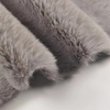 Luxurious 12mm Plush Polyester Faux Rabbit Fur Fabric
