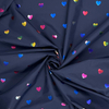 Vibrant Star Heart Patterned Polyester Pongee Fabric for Textiles