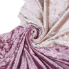 Wholesale Colorful Plain 100%Poly Korean Velvet Crushed Ice Velour Velvet Fabric